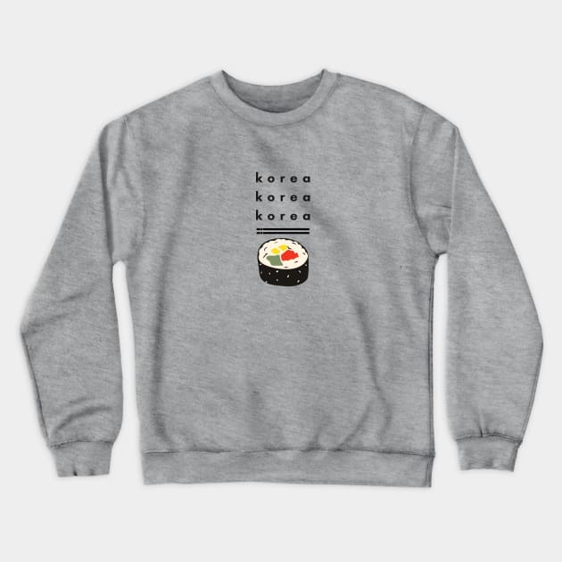 Korean Kimbap Crewneck Sweatshirt by e s p y